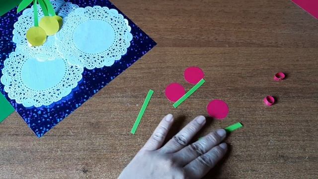 Объемная аппликация из бумаги. Весенние поделки своими руками.DIY. Crafts with paper смотреть онлайн