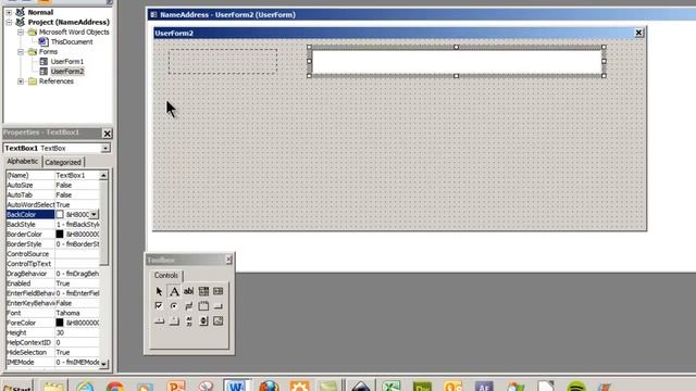 Creating a userform in MS Word and using it to insert information into a bookmark смотреть онлайн