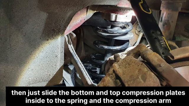 How to change Audi B8, A4, A5 rear springs with Biltema spring compressor 19-1599 смотреть онлайн