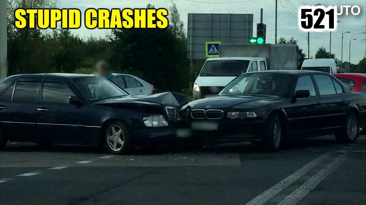 Stupid driving mistakes 521 (September 2020 English subtitles) смотреть онлайн