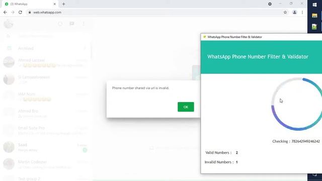 WhatsApp Phone Number Filter & Validator смотреть онлайн