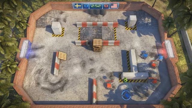 Robot Soccer Challenge - Steam Game Trailer смотреть онлайн