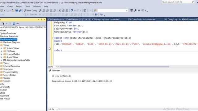 How to Insert Rows/Records into SQL Table [SQL INSERT INTO Statement] смотреть онлайн