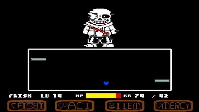 Aftertale Geno Sans Fight Phase 1 Completed - Undertale Fangame