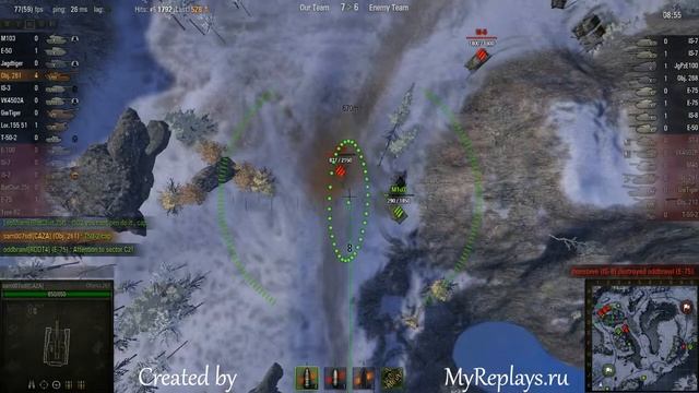 WOT: Arctic Region - Object 261 - 5 frags смотреть онлайн