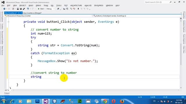How to convert a string to an int in C# NET 2012 смотреть онлайн