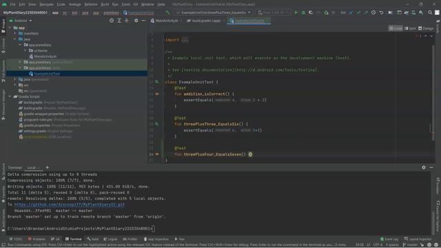 Git commit push pull demonstrated in Terminal and Menu System on Android Studio Arctic Fox смотреть онлайн