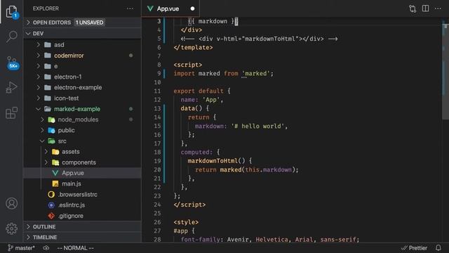 Parsing Markdown in Vue with the Marked Library смотреть онлайн