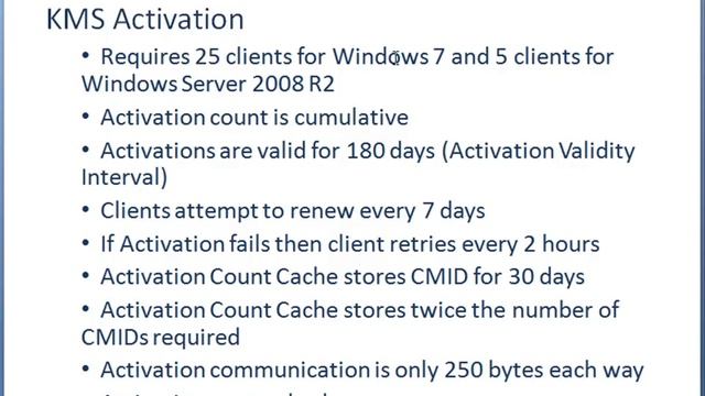 MCTS 70-686 Certification Training - Windows 7 Activation Using a Key Management Service - KMS смотреть онлайн