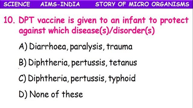 8TH | BIOLOGY | STORY OF MICRO-ORGANISMS I & II | OLYMPIAD WORKSHEET | AIMS INDIA смотреть онлайн
