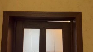 Заменили разбитое стекло в межкомнатной двери