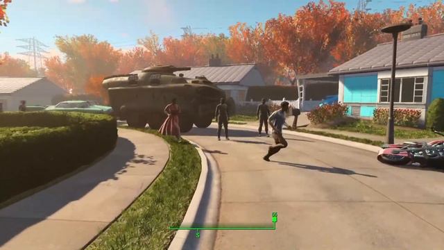 Fallout 4 What happens if you run to the Sanctuary Bridge instead of Vault 111 ? смотреть онлайн