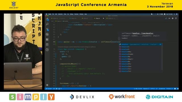 React !sync Rendering by Khachatur Virabyan (Arm) | JS Conf Armenia 2018 смотреть онлайн