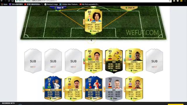 191 FUT DRAFT | WeFut #1 (Fifa 17)