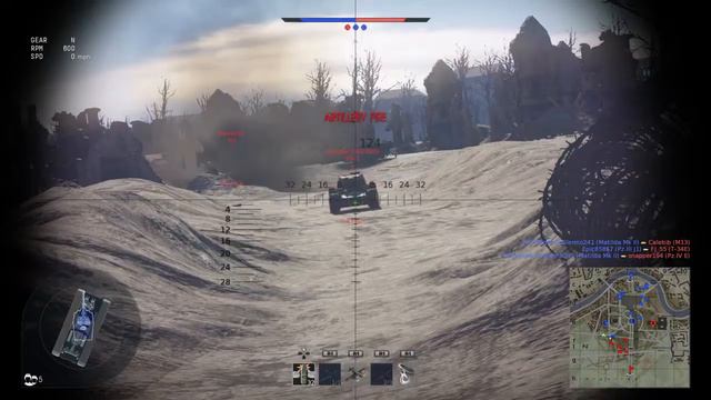War Thunder - KV-1 destroyed with MG round смотреть онлайн
