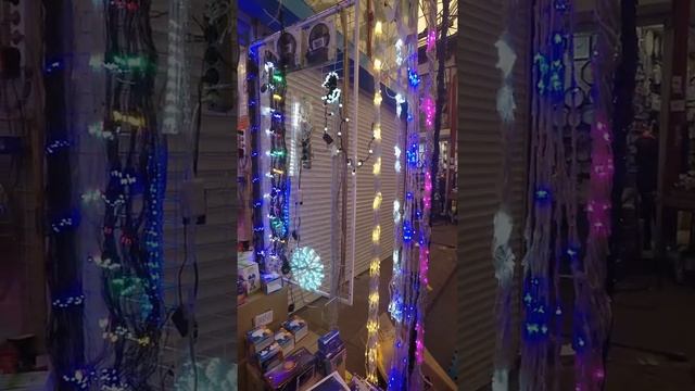 Водопад штора гирлянда смотреть онлайн