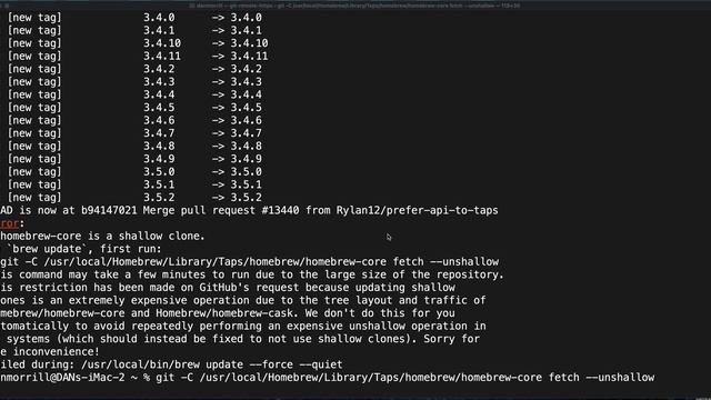 Install Homebrew on an Apple Mac with errors included смотреть онлайн