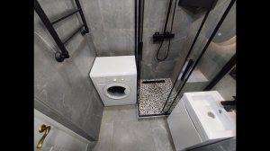 Интересный ДиЗайн Маленькой Ванной Комнаты 3 м2 с Туалетом в Хрущевке