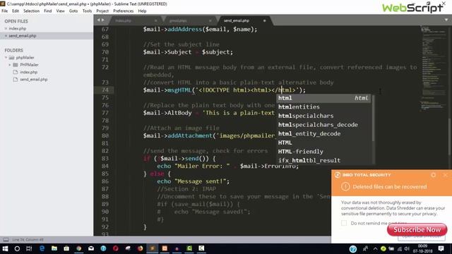 How to Send Email From Localhost using PHP Mailer Library смотреть онлайн