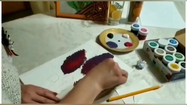 Нетрадиционное рисование(мятой бумагой) "Сирень Победы" смотреть онлайн