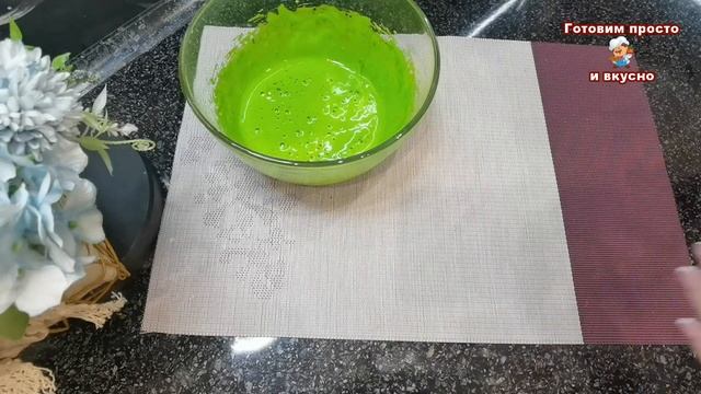 БИСКВИТНЫЙ МОХ для декора десертов и куличей / SPONGE MOSS For The Decoration Of Desserts And Cakes