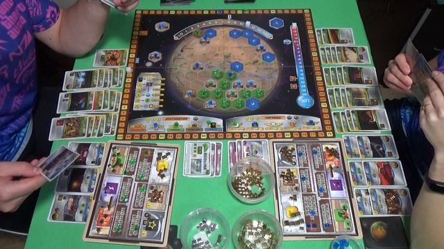 Покорение Марса. Пролог. Играем в настольную игру. Часть 2. Terraforming Mars: Prelude. Let's play. смотреть онлайн