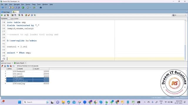ORACLE | SQL | SQL LOADER | SQL LOADER TOOL | @DreamITSolutions смотреть онлайн