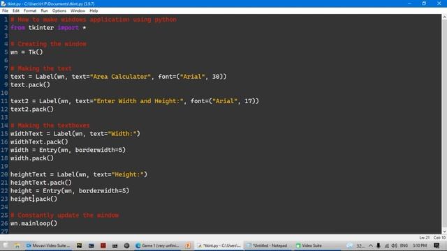 Windows Application In Python | Tkinter Tutorial | Windows Form | Python GUI смотреть онлайн