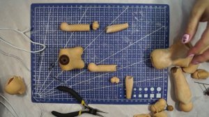 Шарнирная кукла с нуля часть 12 Сборка мастер модели