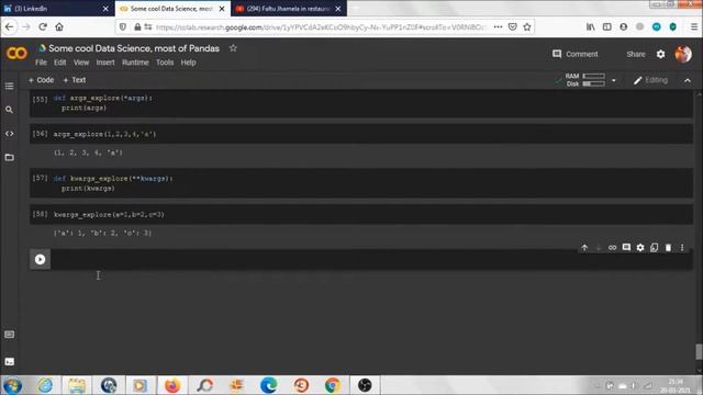Python *args and **kwargs смотреть онлайн
