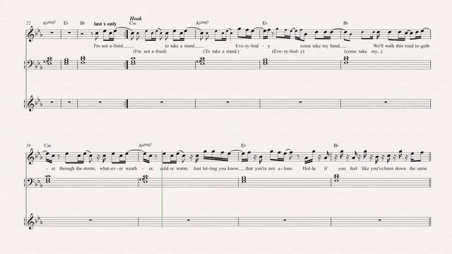 Flugelhorn - Not Afraid - Eminem Sheet Music, Chords, & Vocals смотреть онлайн