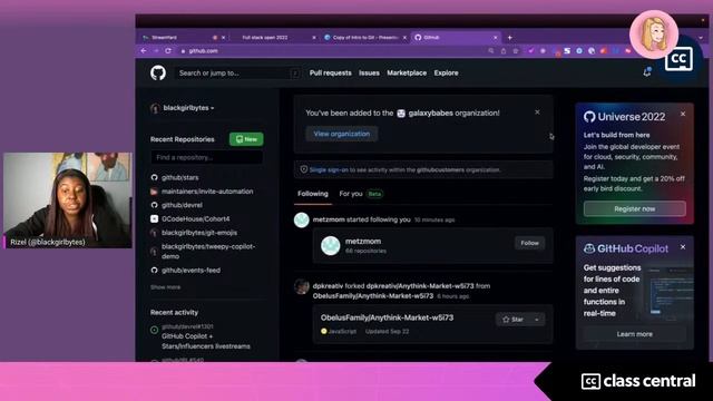 Guest session: Intro to Git (Rizèl Scarlett) смотреть онлайн