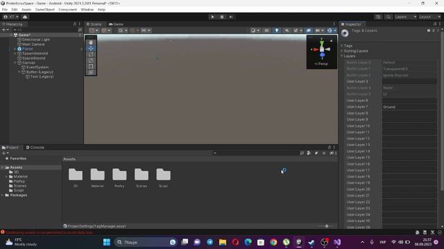 Создание игры на unity часть 6 создание объекта по нажатию кнопки смотреть онлайн