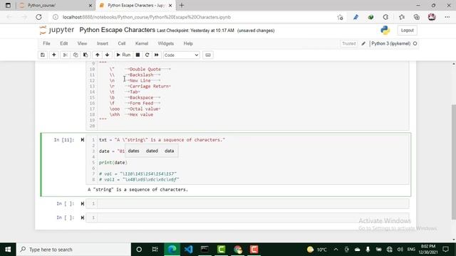 17 - Python Escapes Characters смотреть онлайн
