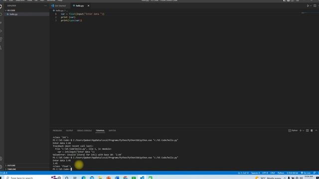 Input Output in Python | Python Programming Language смотреть онлайн