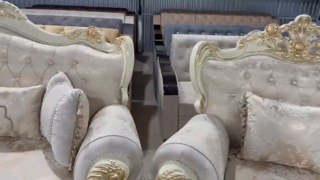 Модель "Новелла" Диван, два кресла+7 подушек. ❗️Ткань венецианка❗️ смотреть онлайн