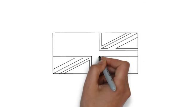 England Flag Drawing | How to Draw UK Flag | Easily Step by Step смотреть онлайн