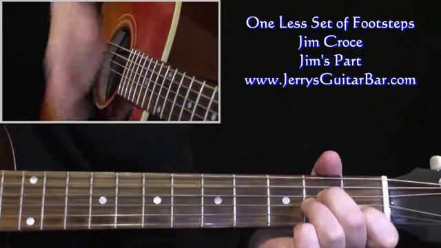 Jim Croce One Less Set Of Footsteps | Rhythm Guitar Lesson смотреть онлайн
