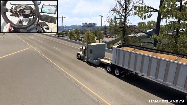 W900 Split Window - (8" Straight Pipe CAT Power) - American Truck Simulator - ATS 4K Gameplay смотреть онлайн