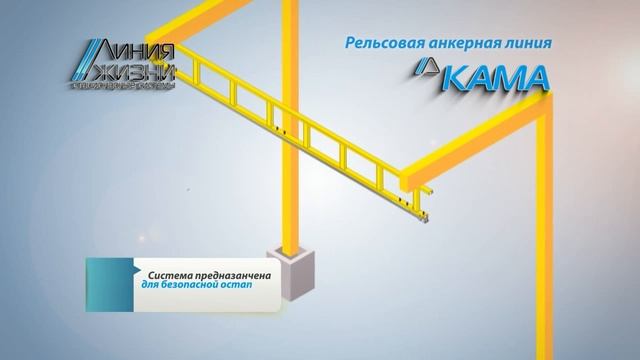 Стационарная рельсовая анкерная линия Кама смотреть онлайн