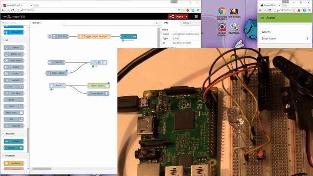GPIO - Easy as PI part 2 of 2, Construct your first Node-Red program смотреть онлайн