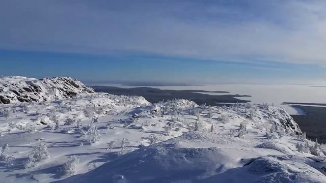 Карелия, Панаярви, на вершине горы Кивака 499.5 м смотреть онлайн