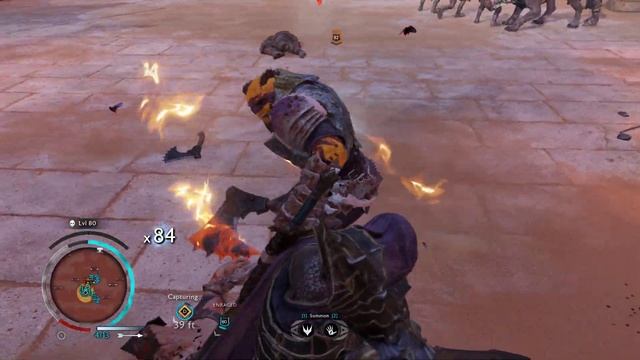 SHADOW OF WAR - THE RAREST OVERLORD IN THE GAME! BATTLE FOR THE CITADEL IN DESERT смотреть онлайн