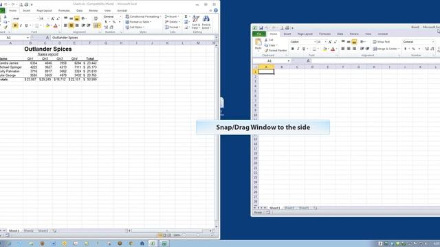 Open Excel File in 2 Separate Windows смотреть онлайн