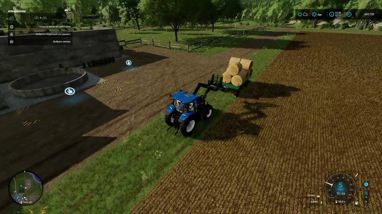 (PS4 Pro) FS 22 КФХ Устинка. Сосновка #01 смотреть онлайн