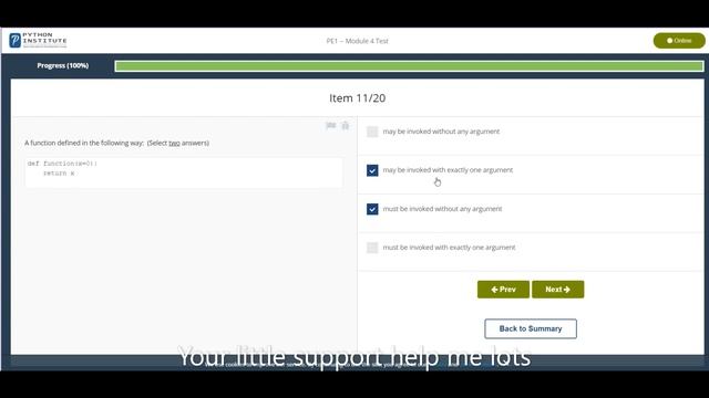 PCAP - Programming Essentials in Python Cisco || module 4 Test Answer|| Python Essentials 1|MODULE- смотреть онлайн