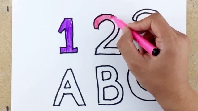 Bolalar uchun ABC rasmini chizish | How to draw ABC for kids | Как нарисовать ABC для детей смотреть онлайн