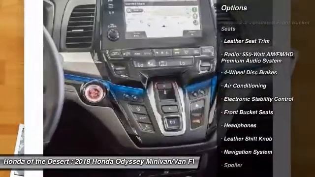 2018 Honda Odyssey Cathedral City CA 817998 смотреть онлайн