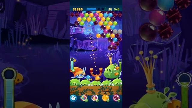 Angry Birds Pop Level 624 with Willow and King Pig смотреть онлайн