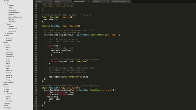 Building a Sails Application: Ep7 - Adding the show action. смотреть онлайн